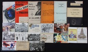 Socialism - a group of approx. six rare pamphlets c1940s all relating to socialism/communism, plus a
