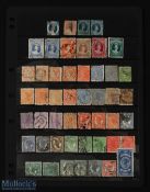 Queensland early Collection of 49 Postage Stamps 1850s-1900. An interesting selection including some