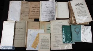 Railways - Wales and The Borders 19th century: 66 original printed Acts of Parliament, stitched as
