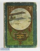 Records of Sport 1911 - an extensive 256 page booklet including Aviation mentioning S F Cody,