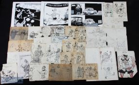 1943-1988 Stanley Franklin Original Art Political cartoonist archive, an interesting archive of this