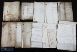 Lullington & Coton in The Fields, Derbyshire 1820s/30s: An extensive archive of 100+ manuscript