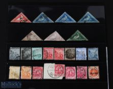 South Africa - Cape Colony; early Collection of 22 Postage Stamps 1850s-1900s. interesting