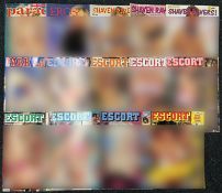 Erotica 1984-1992 Escort, Parklane, Parade Adult Magazines a collection to include Escort vol (4)