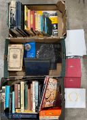 Assorted Books - three cartons of miscellaneous books including a run of approx. 12 Blackwood's