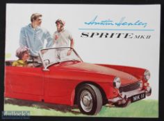 Austin Healey Sprite 1959 sales brochure - an attractive 12 page brochure with 4 full page