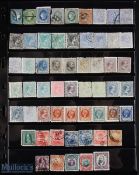 Cuba - early Collection of 56 Postage Stamps 1860s-1900. A mixture Spanish & US Cuba, being 26