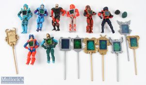 1987 Visionaries Holographic Action Figures and accessories, a good selection of used figures