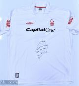Nottingham Forest 2004/05 (Signed) Dawson No 5 match issue away football shirt signed and
