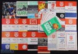 Selection of Wales international home match programmes to include 1950 Scotland, 1952 Scotland –