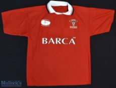 1992-94 Manchester United Home Football Shirt sponsored by Sharp, made by Umbro, MH 10 (Mark Hughes)