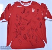Nottingham Forest 2006/07 (Multi-Signed) match prepared No 9 home football shirt, an official