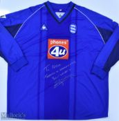 Birmingham City 2002/03 (Signed) Clemence No 32 match issue home football shirt autographed and