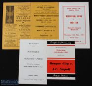 1957/58 Chester v Wrexham Welsh Cup final match programme, 1956, at Chester, Combined Services v