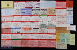 Tickets: Wrexham home match tickets to include 1959/60 Leicester City (FAC), 1977/78 Arsenal x2