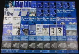 Collection of Birmingham City home match programmes to include 1948/49 Middlesbrough, 1949/50