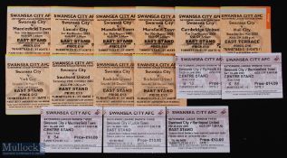 Tickets: Swansea City home selection to include 2001/2002 Luton, Hartlepool Utd, Macclesfield Town