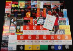 Collection of Wales international match programmes to include 1960 Ireland, 1961 Spain x2, 1963