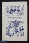 1954 Everton Presentation Dinner 13 December 1954, held at the 