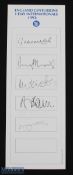 Benefit of Proceeds to the Lord's Taverners Charity - England Cricket Centurions Autographs - One