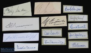 Benefit of Proceeds to the Lord's Taverners Charity - Assorted Test Cricketers Autographs - features