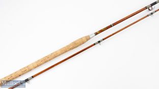 Dawsons of Bromley built cane pike/carp rod 
