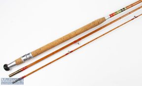 Allcocks Super Wizard whole cane/split cane rod 11' 3pc (butt whole cane, middle tip split cane),