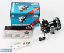 ABU Garcia Ambassadeur 6500CT Multiplier Reel in black, overall very good condition with