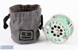 Hardy Angel 11/12 Disc Drag Spey Reel counterbalance handle, ventilated spool, rear disc drag,