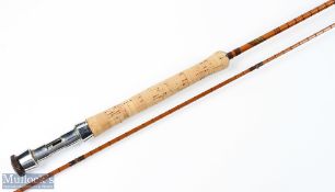 Allcocks Aristocrat split cane fly rod 8' 6