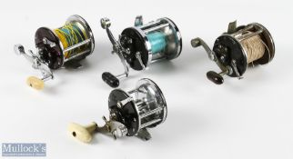 4x Penn, USA Multiplier Reels inc Surfmaster 150, no.165, no.180 and Monofil 26 reels, all run