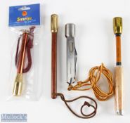 A collection of Fishing Priests, made up of: Hardy Trout; Lionel Sweet cork handle, cane shaft and