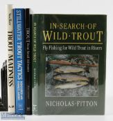 Trout Fishing Books, In Search of Wild Trout Nicholas Fitton 1992, Trout From Small Stillwaters