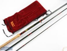 Bruce & Walker Hexagraph hand built salmon fly rod 15' 3pc line 10/11/12#, 24
