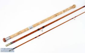 B James & Son London split cane float rod 11' 6