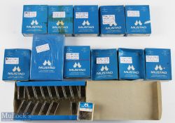 Quantity of Mustad Fishing Hooks: in original retail boxes - to include 15x size 16 up eye dry