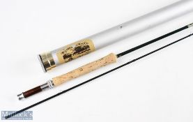 RL Winston USA carbon fly rod 8 ft 2pc line 4# double down locking alloy reel seat with wood