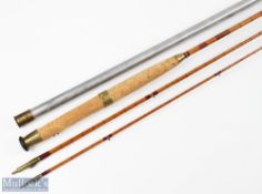 An early Hardy palakona split cane fly rod A41298 (c1909) 9' 9