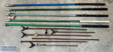 Period Egeeco Rod Resta and Landing Net Handles, (9)