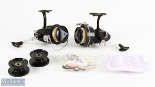 Michell France 387 saltwater spinning reel RHW with spare spool, instructions and spanner, good