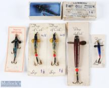 A collection of Artificial baits made up as follows: 2x Days of Cork Devons 3.5