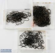 Another collection of salmon hooks, over 200 singles, sizes from 4 to 2/0