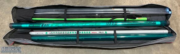 Quantity of Fishing Poles, to include Daiwa Connoisseur - with named tip, Apocalypse 13m pole with 2