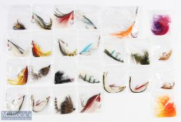 A collection of Pike/Saltwater fully dressed flies made up of: 13x 5/0; 12x 2, all unused (25)
