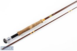 Hardy Jet 9' 2 Piece Glass Fibre Fly Rod line #6, light signs of use, otherwise good overall