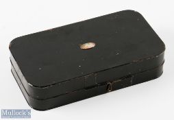 Hardy Japanned Fishing Tackle Box, with sections for lures and trace, with a good Hardy makers