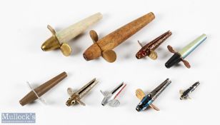 A collection of Hardy Artificial Baits, made up of: 2x Rose's Reversable Spin Devon; 2x Wood