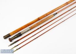 Army & Navy Maker 105 Victoria, Westminster, London, split cane fly rod 11' 3pc with spare tip,