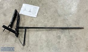 Metal Sprung Fishing Rod Rest, with spike as seen in to catch a fisherman - a later produced item,