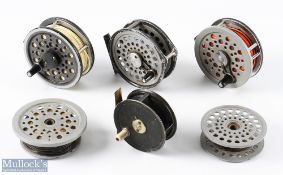 Shakespeare Speedex alloy multiplier fly reel and spare spool, 3.5